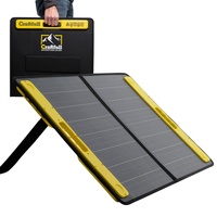 Craftfull Solarpanel faltbar 60w 100w 200w 300w - Solartasche Outdoor - Solarmodul für tragbare Powerstation - Balkonkraftwerk - Solaranlage mit 3 x USB Anschluss - Camping Solargenerator (60 Watt)