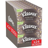 Kleenex Ultra Soft Kosmetiktücher-Boxen 3-lagig 24 x 64 Tücher