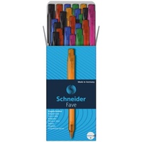 Schneider Kugelschreiber »Fave farbsortiert Schreibfarbe blau, 50 St.