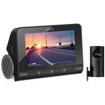 70mai A810-2 (GPS-Empfänger, Eingebautes Mikrofon, Bluetooth, WLAN, Akku, Eingebautes Display, 4K), Dashcam, Schwarz