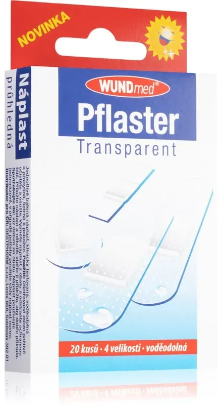 WUNDmed Pflaster Transparent wasserfestes Pflaster 20 St.