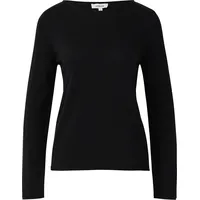 s.Oliver Feinstrickpullover mit Rollkanten Schwarz 34