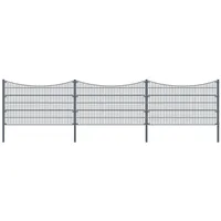 Home Deluxe Doppelstabmattenzaun anthrazit TAL versch. Ausführungen