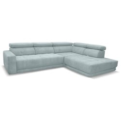 Ecksofa Abel Stoff Platinum Grey