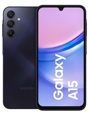 Samsung GALAXY A15 LTE A155F Dual-SIM 128GB blue black Android 14.0 Smartphone (EU)