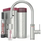 quooker deutschland gmbh Quooker Flex Set mit PRO3 Reservoir & CUBE Voll-Edelstahl **inkl. CUBE Filter Starter Set** 3XRVSCUBE *inkl. - Orange