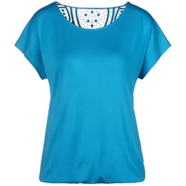VIVANCE Kurzarmshirt Türkis 32/34