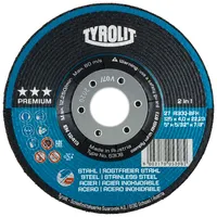 TYROLIT Schruppscheibe Premiumgekröpfte Form 230 x 7 mm 2in1