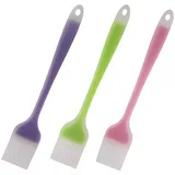 3 Stück Silikonpinsel, Küche Pastry Brush Silikon Pinsel Für Backen Hitzebeständiger Silikon-Backpinsel