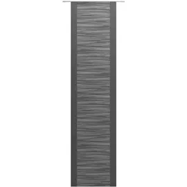 Neutex for you! Padova Schiebegardine Klettband Striche 57x145 cm anthrazit