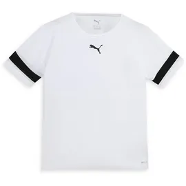 Puma teamRISE Trikot Kinder white/black/white 116