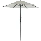 VCM Balkonschirm  Ø 180 cm beige