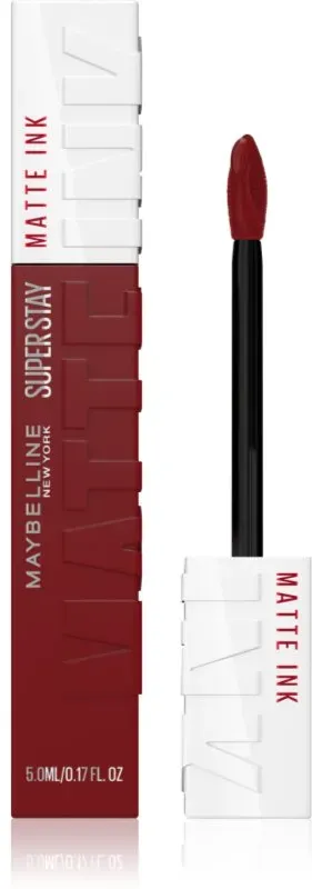 MAYBELLINE NEW YORK SuperStay Matte Ink Matter Flüssig-Lippenstift für einen langanhaltenden Effekt Farbton 50 Voyager 5 ml