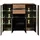 Innostyle Highboard Memphis 127 cm Braun / Grau