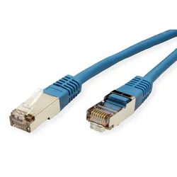 ROLINE Patchkabel Kat.5e (Class D) FTP, blau, 3 m