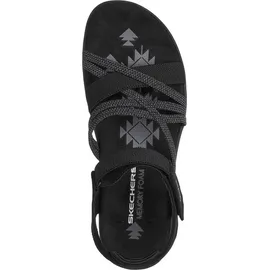 SKECHERS Reggae Slim - Meadow Grazer Damen, schwarz, Größe 41 EU