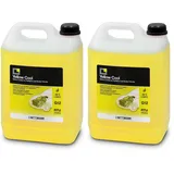 ERRECOM Yellow Cool, Gelbe Fluoreszierende Kühlerflüssigkeit -20°C, G12-Frostschutzmittel mit Oat-Inhibitorpaket auf organischer Basis, gebrauchsfertig, 5 Liter (Packung mit 2)
