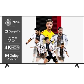 TCL 65P639 65 Zoll (164cm) LED Fernseher, 4K UHD, Smart TV, Google TV, HDR 10, Dynamic Colour Enhancement, 60Hz Motion Clarity, HDMI 2.1, Dolby Audio, Sprachsteuerung, Metallgehäuse, Alexa kompatibel
