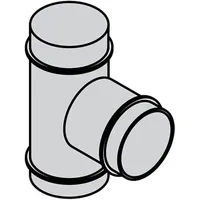 Viessmann T-Stück DN125/125/125, aus verzinktem Stahlblech - 7249110