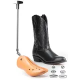 HOUNDSBAY Bloodhound Western Cowboy Boot Stretcher | Loosens Tight Cowboy Boots with Strong Wood and Metal Construction (Men's Large)