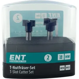 Ent T-Nutfräser-Set M10 M12 8 mm 2-tlg.
