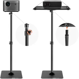 VEVOR Beamer Ständer Projektorständer Laptop-Ständer Verstellbar 77-161cm