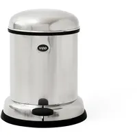 Vipp 14 Treteimer, 8 l, edelstahl