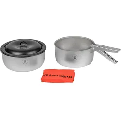 Trangia Tundra II Kochset Duossal - hellgrau / schwarz