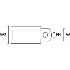 HellermannTyton Befestigungsschelle AFCS50GS/PVCBK/ML(5)