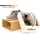 BigDean Schuhbox 34,5 x 23,5 x 13,5 cm 10-tlg. braun