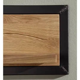 Massivmoebel24 Wandregal 120 x 22 x 24 cm Wildeiche natur geölt Beige