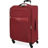 Roll Road Royce Mittlerer Koffer 4-Rollen 66 cm / 64 l rot
