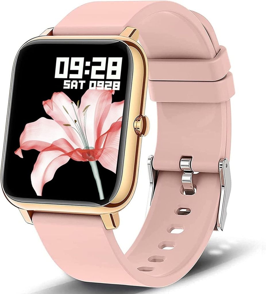 Smartwatch, 1.4 Zoll Touch-Farbdisplay mit personalisiertem Bildschirm,Armbanduhr mit Blutdruckmessung,Herzfrequenz,Schlafmonitor, Sportuhr IP67