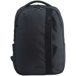 Wanderrucksack DISCOVERY "Downtown", Gr. B: 13cm, schwarz, casual, Rucksäcke, aus rPet Polyester-Material