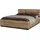 otto home Bett OTTO HOME "Cross, moderner Bettrahmen", braun (wotan eiche, wotan eiche, schwarz, wotan eiche), B:164cm H:91cm L:205cm, Betten, Bett, Doppelbett in zwei Grössen, stabiles Bettgestell