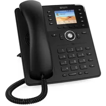 Snom D735 IP Telefon, SIP Tischtelefon (hochauflösendes grafisches 2,7-Zoll-TFT-Display, 32 Funktionstasten (8 physisch), schwarz, 00004389