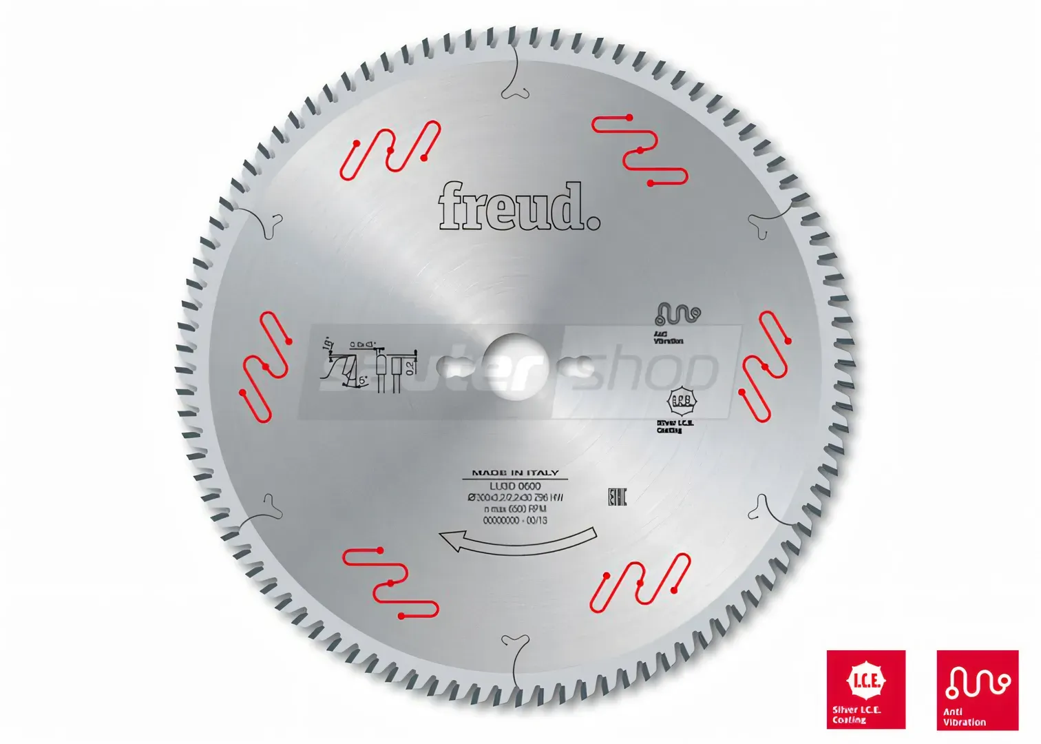 Kreissägeblatt HM extrem feine Schnitte 300 x 3,2/2,2 x 30 mm, Z=96