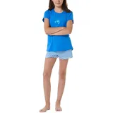SCHIESSER Mädchen Schlafanzug kurz Pyjamaset, Aquarium_182635, 152 - 152