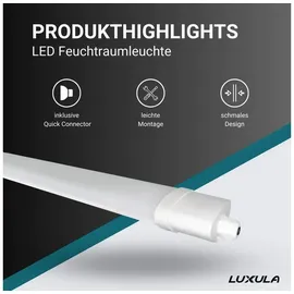 LUXULA LED-Feuchtraumleuchte, EEK: F, 36W, 3250lm, 4000K, 1200mm