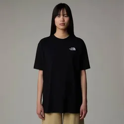 THE NORTH FACE Damen Shirt W S/S OVERSIZE SIMPLE, TNF BLACK, S