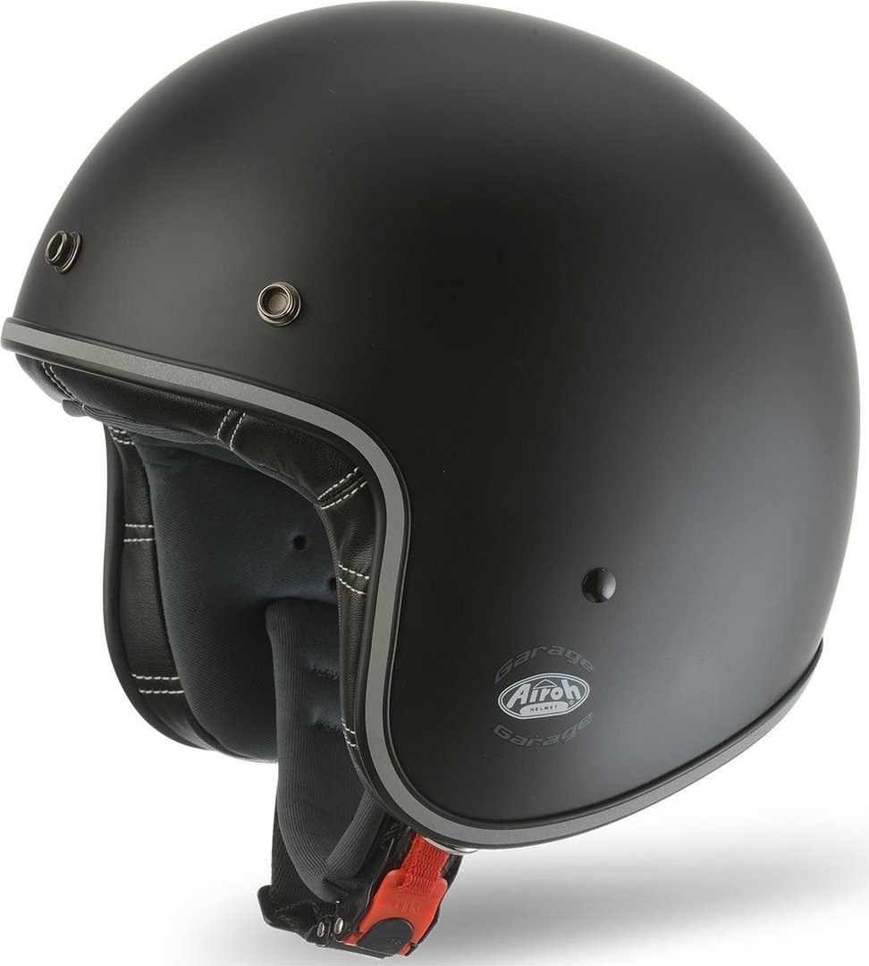 Airoh Garage Jet helm, zwart, XS Voorman