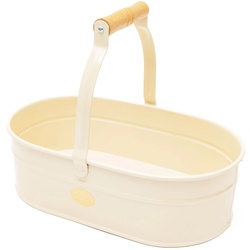 Gefäß oval 4L für Gartenutensilien Vintage Cream