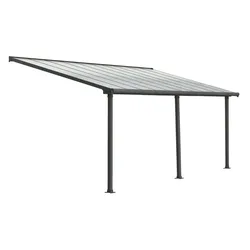 Palram - Canopia Olympia Terrassenüberdachung anthrazit 619x295x305cm