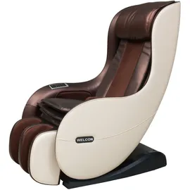 Welcon Massagesessel Easyrelaxx Kunstleder 69 x 115 x 0 cm Beige/Braun elektrisch