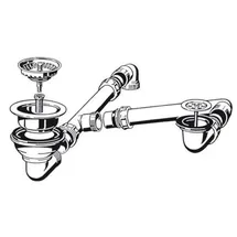 Villeroy & Boch Ablaufgarnitur 82140061 Edelstahl  Verchromt