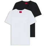 HUGO BOSS T-Shirt 'Hugo' - Schwarz,Weiß - XL