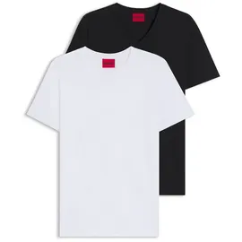 HUGO BOSS T-Shirt 'Hugo' - Schwarz,Weiß - XL