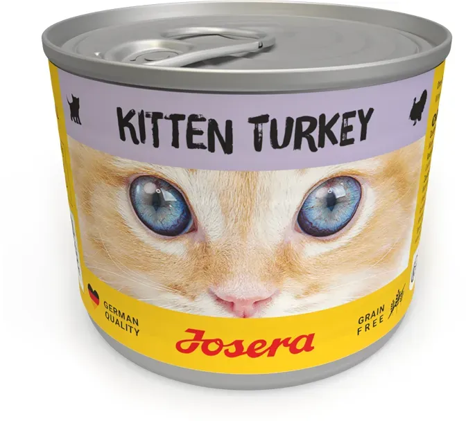 JOSERA Kitten Truthahn Nassfutter für Kätzchen Dose 200g