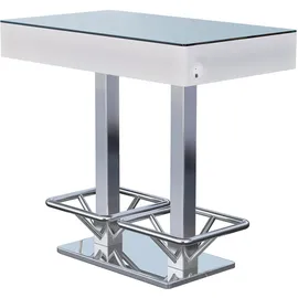 GGM Möbel LED Club Stehtisch | B:T:H 120 x 70 x 121 cm | RGB | Akku | LED Club Bartisch