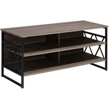 Beliani TV-Möbel CARLISLE Taupe